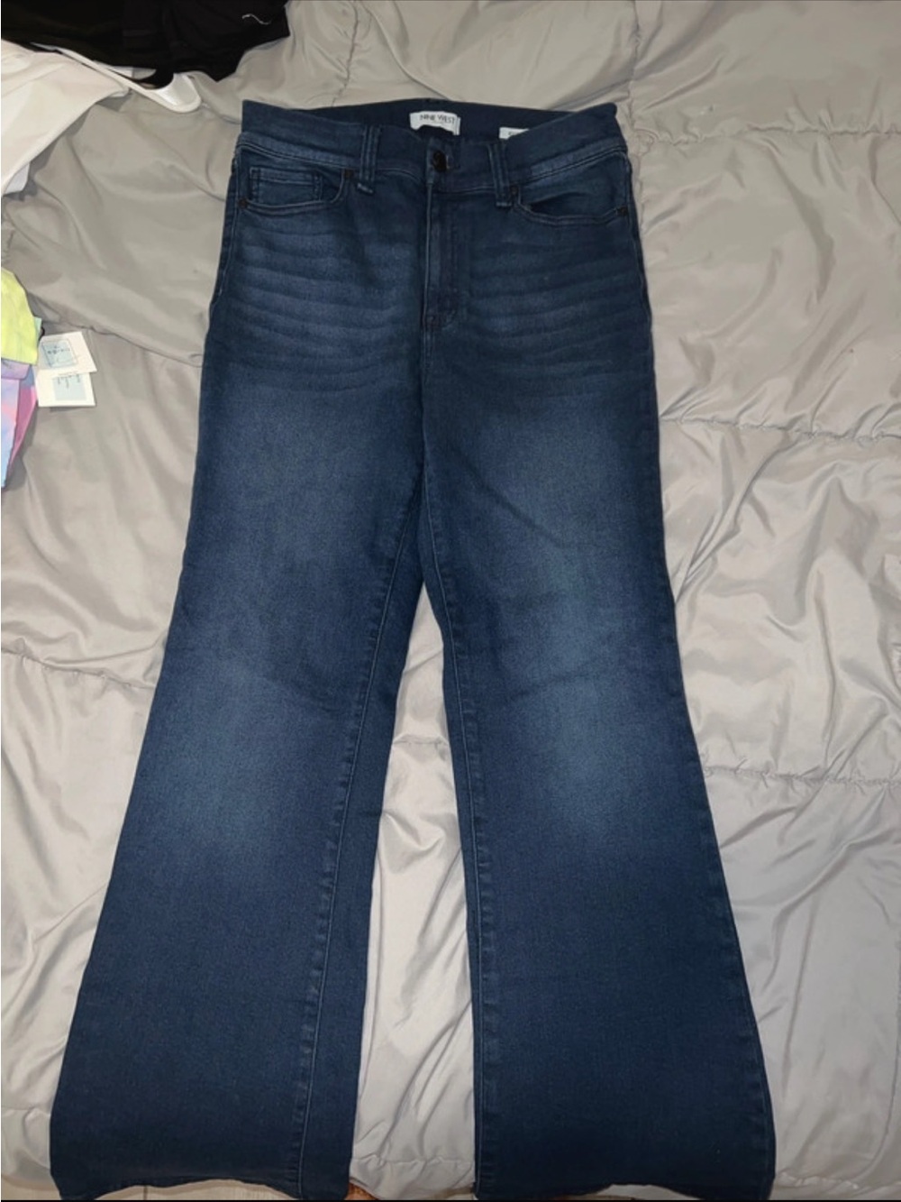 Nine West Women’s Dark Blue Flared Jeans